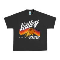Pigment Black the valley oop phoenix basketball retro sunset basketball t shirt Urban Heavy Tee - artisFamous