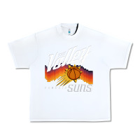 White the valley oop phoenix basketball retro sunset basketball t shirt Urban Heavy Tee - artisFamous