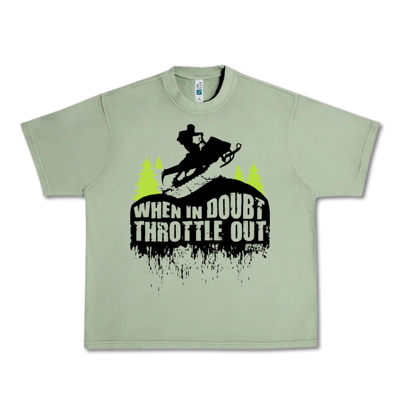 Snowmobile Throttle Urban Heavy Tee by artisFamous | Teevron
