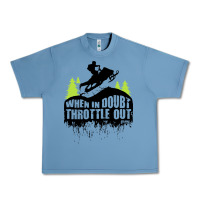 Pebble Blue snowmobile throttle Urban Heavy Tee - artisFamous