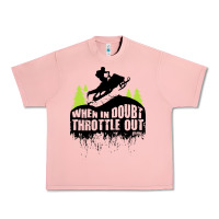 Salmon snowmobile throttle Urban Heavy Tee - artisFamous