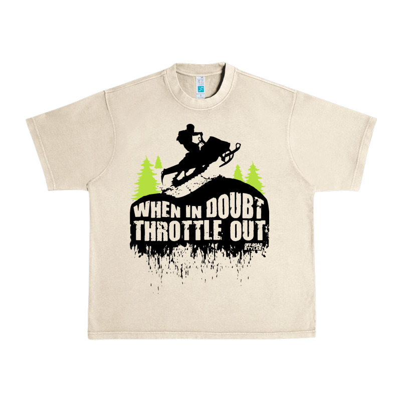 Snowmobile Throttle Urban Heavy Tee by artisFamous | Teevron