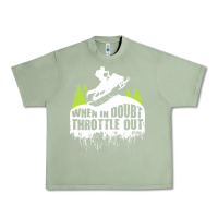 Oil Green snowmobile throttle Urban Heavy Tee - artisFamous