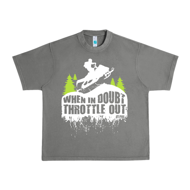 Snowmobile Throttle Urban Heavy Tee by artisFamous | Teevron