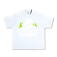 White snowmobile throttle Urban Heavy Tee - artisFamous
