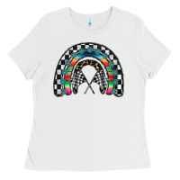 Racing Rainbow Ladies Tee | Teevron