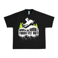 Black snowmobile throttle Urban Heavy Tee - artisFamous