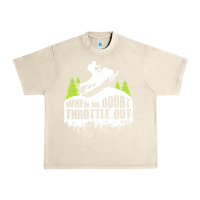 Sandshell snowmobile throttle Urban Heavy Tee - artisFamous