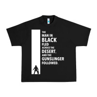 Black the man in black fled across the desert Urban Heavy Tee - artisFamous