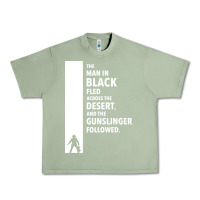 Oil Green the man in black fled across the desert Urban Heavy Tee - artisFamous