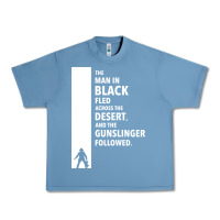 Pebble Blue the man in black fled across the desert Urban Heavy Tee - artisFamous