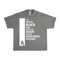 The Man In Black Fled Across The Desert Urban Heavy Tee | Teevron