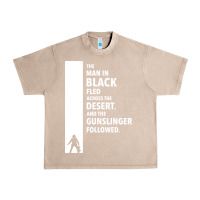 French Oak the man in black fled across the desert Urban Heavy Tee - artisFamous