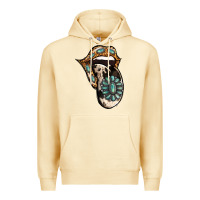 Pina Colada Turquoise Gemstone Leopard Cowhide Tongue Premium Hoodie - Jasminsmagicworld