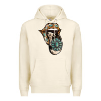 Tofu Turquoise Gemstone Leopard Cowhide Tongue Premium Hoodie - Jasminsmagicworld