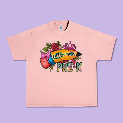 Little Miss Prek Urban Heavy Tee Designed By Cowhidedigitalart