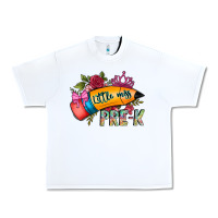White little miss prek Urban Heavy Tee - CowhideDigitalArt
