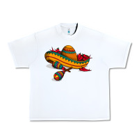 White maracas sombrero mexican Urban Heavy Tee - artisFamous