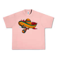 Salmon maracas sombrero mexican Urban Heavy Tee - artisFamous