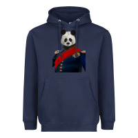 Navy Pet Portraits, Custom Pet Portraits, Renaissance Dog Portraits, Custom Heavyweight Hoodie - RanaPortraitStore