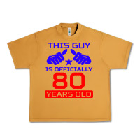 Peanut Butter this guy is 80 years funny 80th birthday Urban Heavy Tee - artisFamous