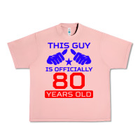 Salmon this guy is 80 years funny 80th birthday Urban Heavy Tee - artisFamous