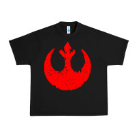 Black distressed rebel alliance symbol Urban Heavy Tee - artisFamous