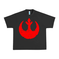 Pigment Black distressed rebel alliance symbol Urban Heavy Tee - artisFamous