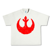 Pistachio distressed rebel alliance symbol Urban Heavy Tee - artisFamous