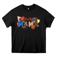 Black basketball mama Heavy Core Tee - FaDigitalArtStudio