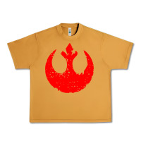 Peanut Butter distressed rebel alliance symbol Urban Heavy Tee - artisFamous