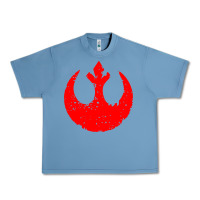 Pebble Blue distressed rebel alliance symbol Urban Heavy Tee - artisFamous