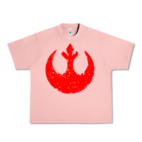Salmon distressed rebel alliance symbol Urban Heavy Tee - artisFamous