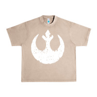 French Oak distressed rebel alliance symbol Urban Heavy Tee - artisFamous