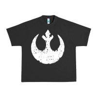 Pigment Black distressed rebel alliance symbol Urban Heavy Tee - artisFamous
