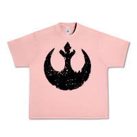 Salmon distressed rebel alliance symbol Urban Heavy Tee - artisFamous