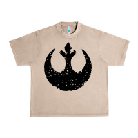 French Oak distressed rebel alliance symbol Urban Heavy Tee - artisFamous
