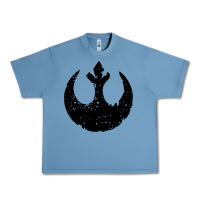 Pebble Blue distressed rebel alliance symbol Urban Heavy Tee - artisFamous