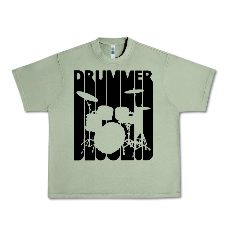 Vintage Retro Drummer Urban Heavy Tee by artisFamous | Teevron