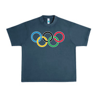 Midnight Navy Olympic Rings Urban Heavy Tee - artisFamous