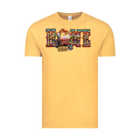 Vintage Mustard home Christmas farm animals Vintage Tee - CowhideDigitalArt