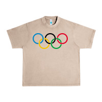 French Oak Olympic Rings Urban Heavy Tee - artisFamous