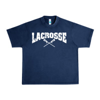 Navy lacrosse Urban Heavy Tee - artisFamous