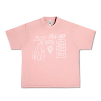 Salmon modest Urban Heavy Tee - artisFamous
