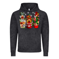 Vintage Black Christmas coffee gnome Vintage Hoodie - BarkalooDesign