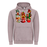 Christmas Coffee Gnome Vintage Hoodie | Teevron
