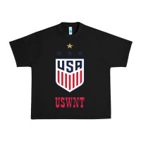 Black uswnt unisex Urban Heavy Tee - artisFamous