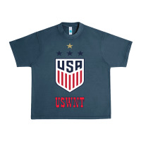 Midnight Navy uswnt unisex Urban Heavy Tee - artisFamous