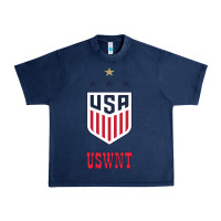 Navy uswnt unisex Urban Heavy Tee - artisFamous