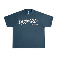 Midnight Navy Discord American Label Record Urban Heavy Tee - artisFamous